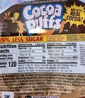 Mängden socker i Cocoa puffs