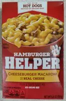 Mängden socker i Cheeseburger macaroni meal