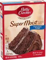 Mängden socker i Super moist chocolate fudge cake mix