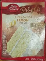 Mängden socker i Betty Crocker Super Moist Lemon Cake Mix