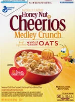 Mängden socker i Cheerios breakfast cereal honey nut cheerios