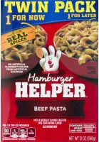 Mängden socker i Hamburger Helper Beef Pasta Twin Pack