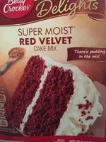 Mängden socker i Betty Crocker Delights Super Moist Red Velvet Cake Mix