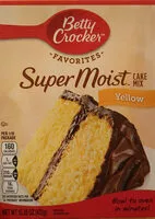 Mängden socker i Super Moist Yellow Cake Mix