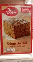 Mängden socker i Betty Crocker Gingerbread Cake and Cookie Mix