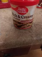 Mängden socker i Betty Crocker Rich & Creamy Coconut Pecan Frosting