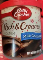 Mängden socker i Rich & Creamy Milk Chocolate Frosting