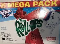 Mängden socker i Strawberry Sensation Fruit Roll-Ups 30 Count