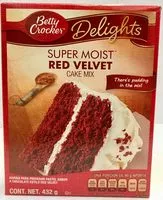 Mängden socker i Harina para preparar pastel sabor a chocolate estilo red velvet
