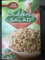 Mängden socker i Suddenly pasta salad ranch bacon