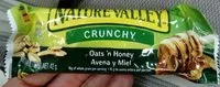 Mängden socker i Nature valley crunchy oats 'n honey