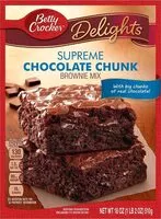 Mängden socker i Supreme Chocolate Chunk Brownie Mix