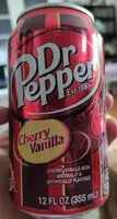 Mängden socker i Dr Pepper Cherry Vanilla