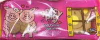 Mängden socker i Percy pig and Penny biscuits
