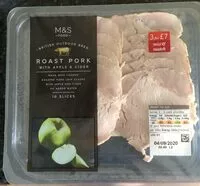 Mängden socker i Roast Pork with apple and cider