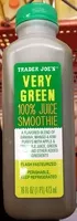 Mängden socker i Very green 100% juice smoothie