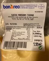 Mängden socker i Queso maasdam tierno