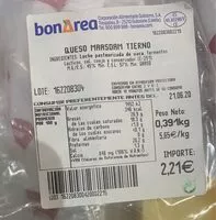 Mängden socker i Queso maasdam tierno