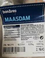 Mängden socker i Queso maasdam tierno