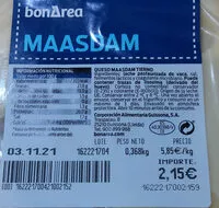 Mängden socker i maasdam