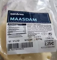 Mängden socker i Maasdam