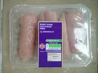 Mängden socker i British turkey mini breast fillets