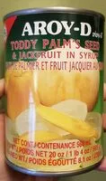 Mängden socker i Toddy Palm's Seeds & Jackfruit In Syrup