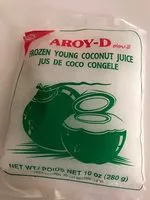 Mängden socker i Frozen - Young Coconut Juice