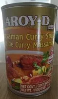 Mängden socker i Aroy-D, Massaman Curry