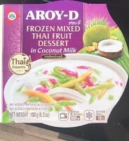 Mängden socker i Frozen mixed Thai Fruit Dessert in Coconut Milk