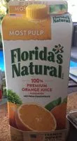 Mängden socker i Florida's Natural Orange Juice Most Pulp