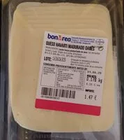 Mängden socker i Queso havarti madurado danés