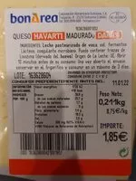 Mängden socker i queso havarti