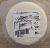 Mängden socker i Queso de mezcla fresco