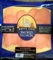 Mängden socker i Scottish style smoked salmon nova lox