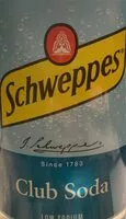 Mängden socker i Schweppes club soda