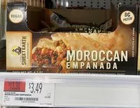 Mängden socker i Moroccan a north african blend of chickpeas, sweet potatoes & bell peppers in a spicy harissa sauce empanada, moroccan