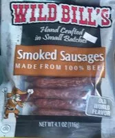 Mängden socker i smoked sausages