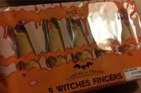 Mängden socker i 5 Witches Fingers