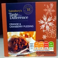 Mängden socker i Orange & Cranberry Pudding