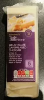 Mängden socker i Welsh Slate Cavern Aged Cheddar
