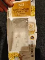 Mängden socker i Roast chicken and sweetcorn