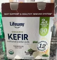 Mängden socker i Organic Kefir Vanilla