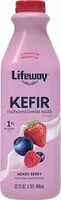 Mängden socker i Mixed berry kefir cultured lowfat milk