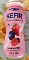 Mängden socker i Kefir cultured lowfat milk, Mixed Berry