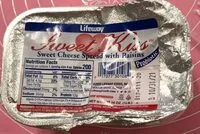 Mängden socker i Sweet cheese spread