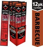 Mängden socker i Jack link s premium cuts beef steak bbq recipe