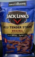 Mängden socker i Jack links beef tender strips
