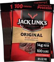 Mängden socker i Jack link s beef jerky original