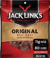 Mängden socker i Jack link& original beef jerky